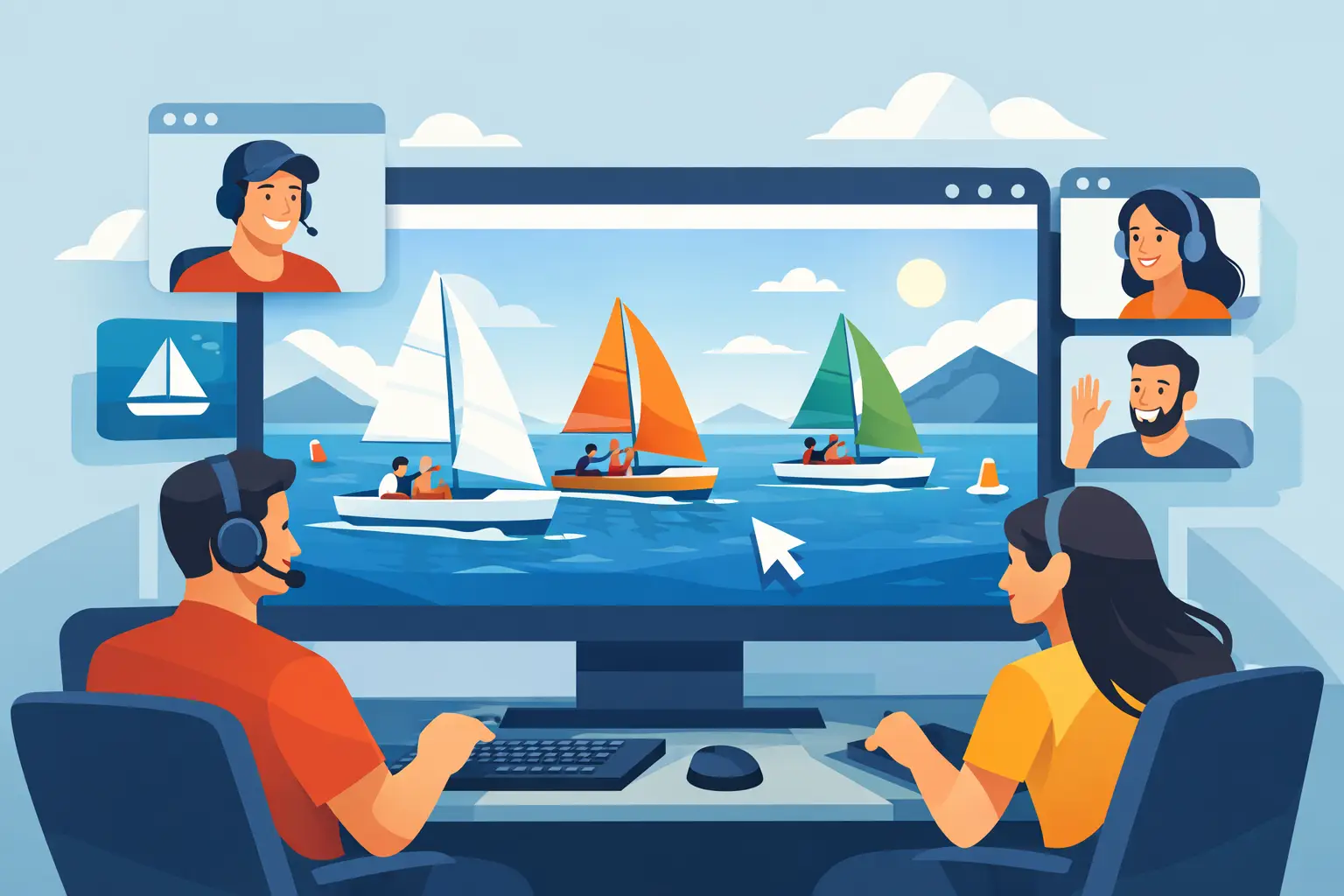 Como criar regata online com amigos no navegador