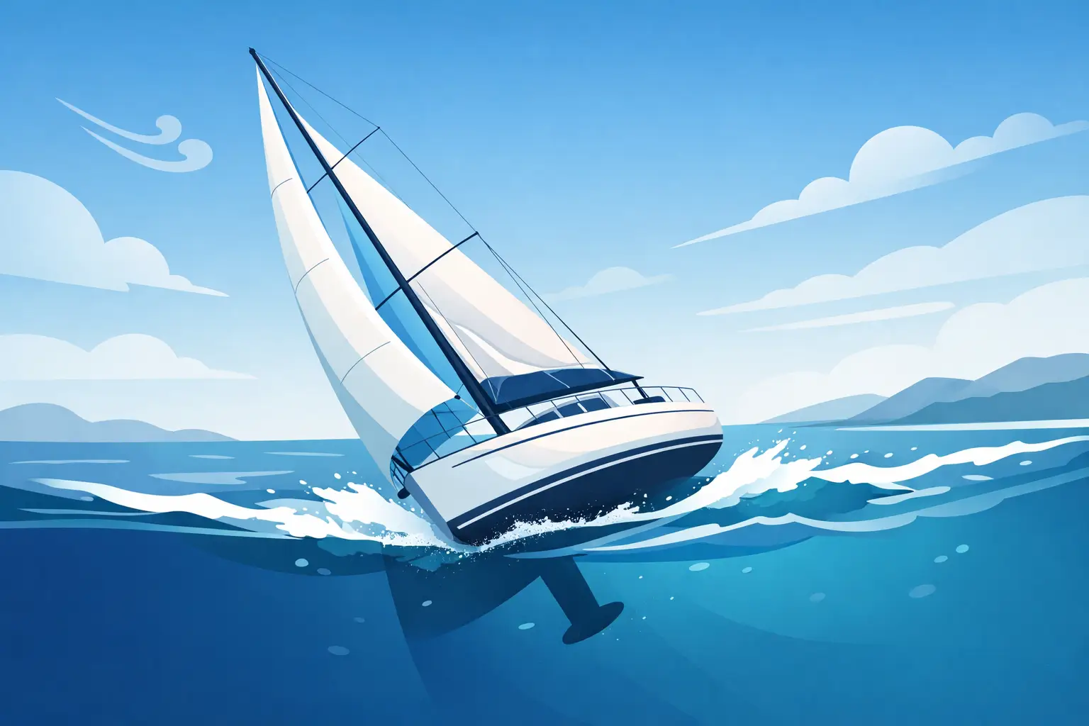 ¿Por qué se escora el velero? Descúbrelo en la práctica