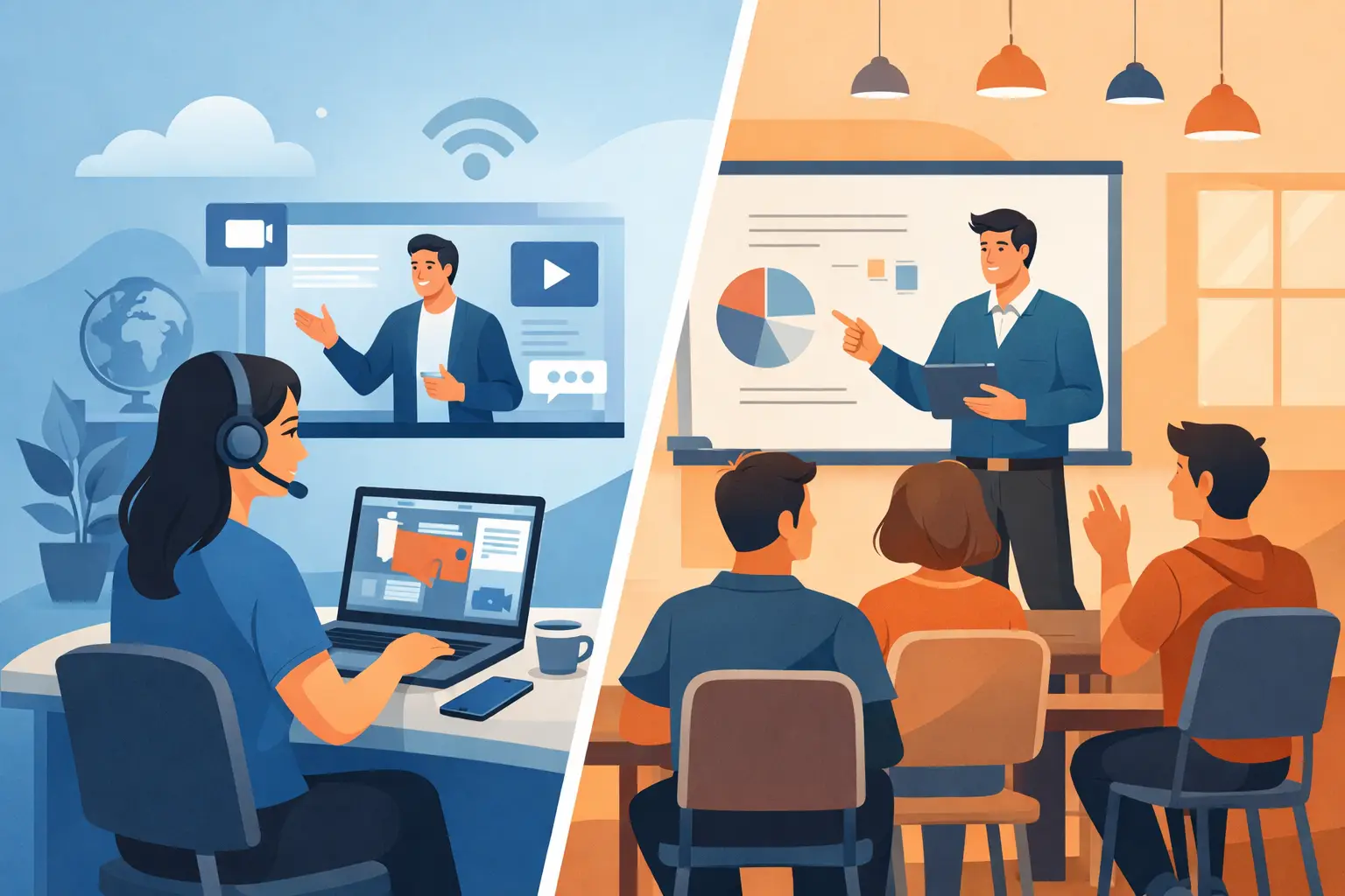 Vela virtual versus aula presencial vale a pena?